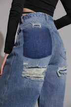 LAVK Diamond Baggy Jeans