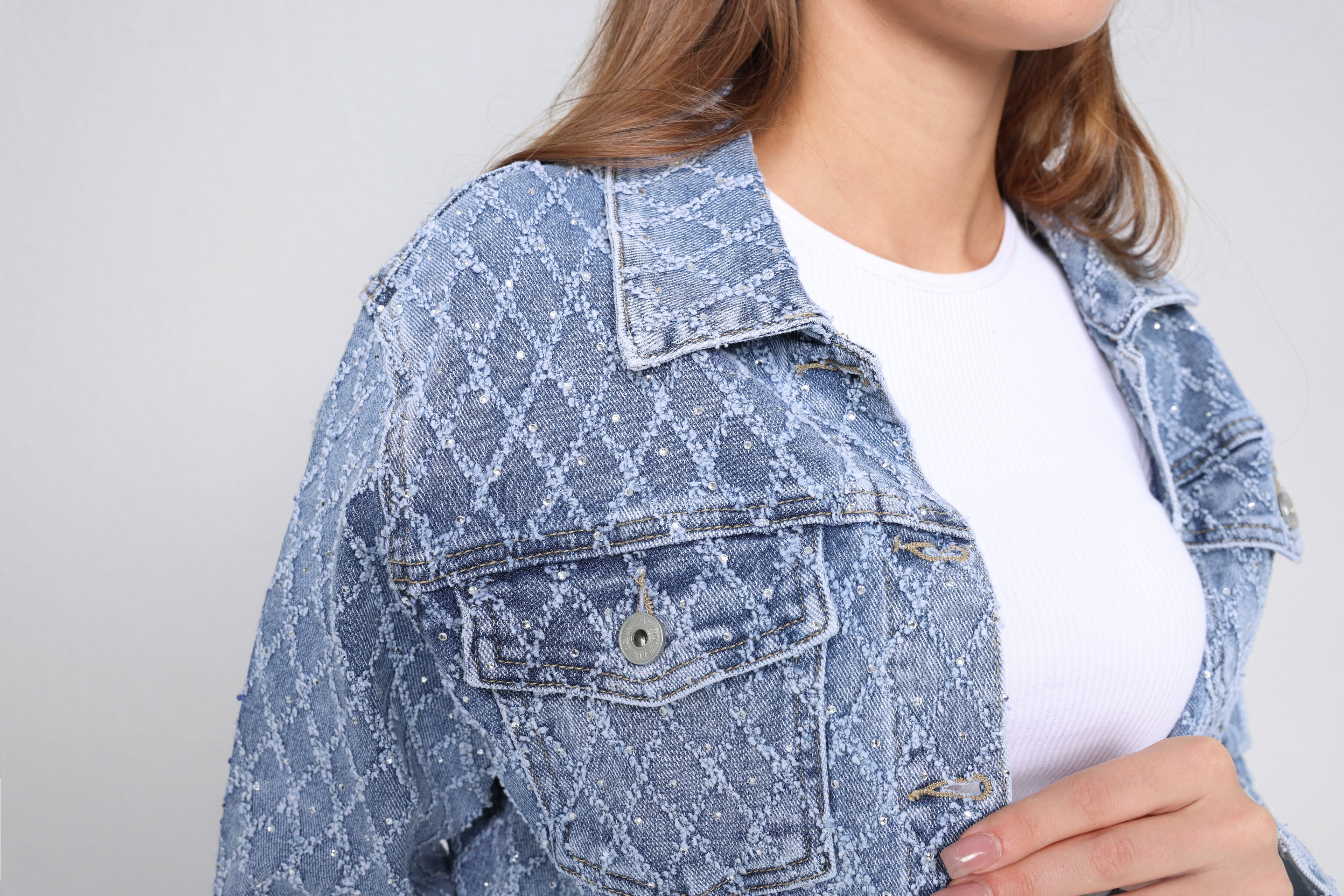 LAVK Super Stretch Jasje Anouk Blauw