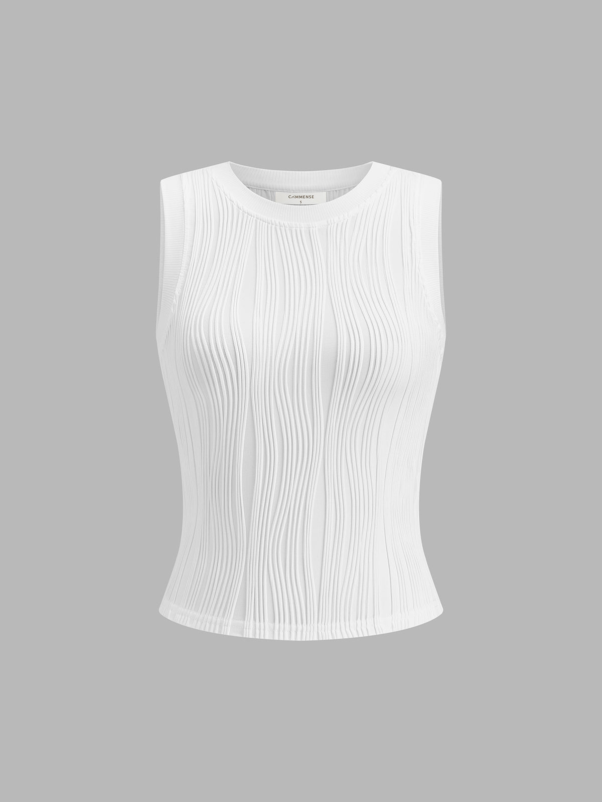 Dames Rib Tanktop – Slim Fit, Zomer Topje