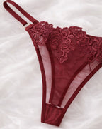 Livia | Luxe Lingerie Set - Bordeaux, Elegant en Comfortabel